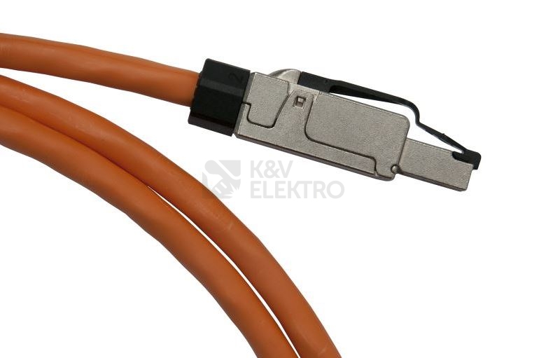 Obrázek produktu Konektor průmyslový univerzální RJ45 CAT6A STP samořezný Solarix SXRJ45-6A-STP-BK-SA 3