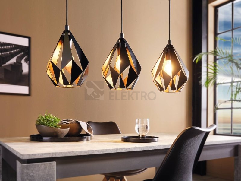 Obrázek produktu Lustr EGLO Carlton 1 49991 3xE27/60W 1