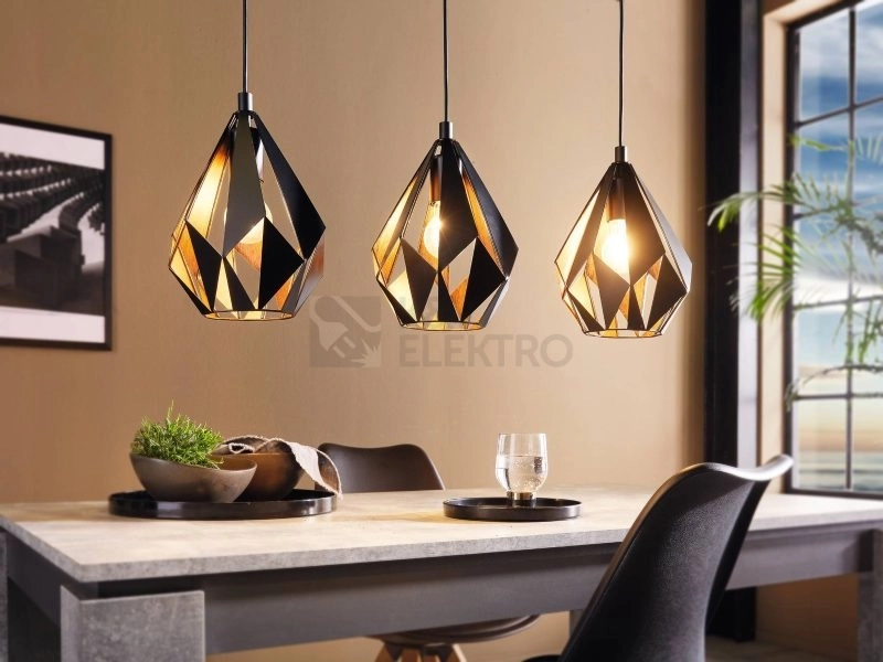 Obrázek produktu Lustr EGLO Carlton 1 49991 3xE27/60W 1