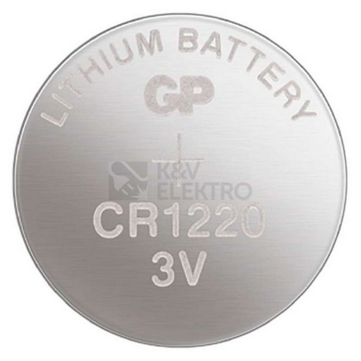 Obrázek produktu Knoflíková baterie GP CR1220 lithiová 1ks blistr 1