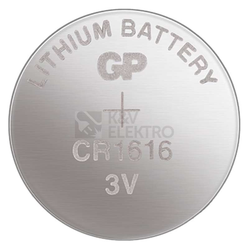 Obrázek produktu Knoflíková baterie GP CR1616 lithiová 1ks 1042161611 blistr 1