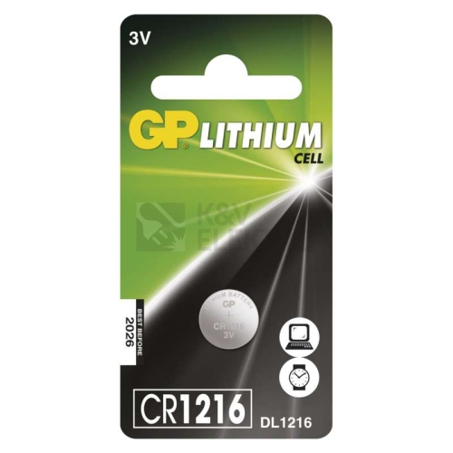  Lithiová knoflíková baterie GP CR1216 1ks