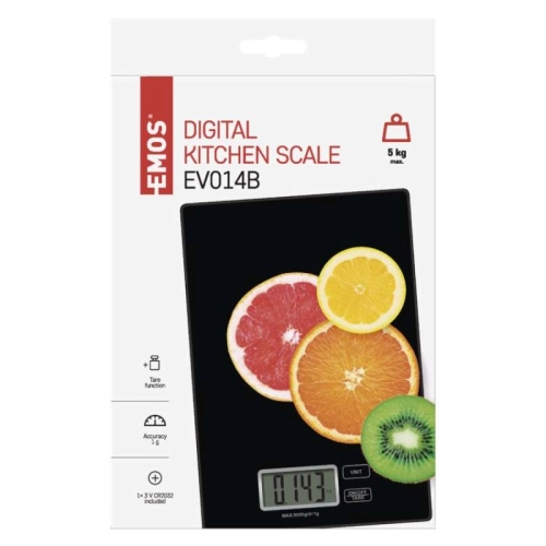 Digitální kuchyňská váha EMOS TY3101B černá EV014B (obrázek 5)