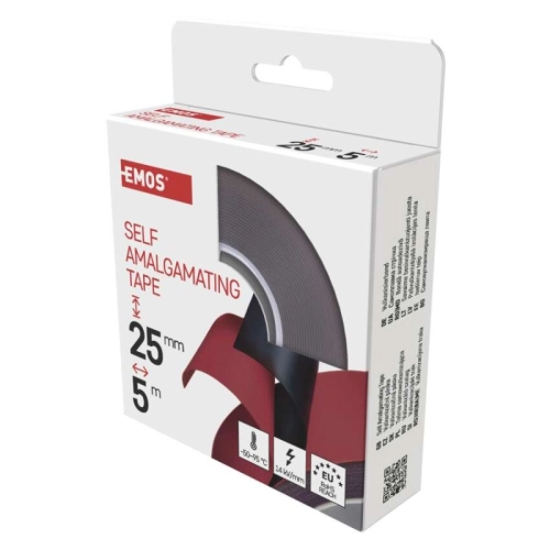 Izolační lepící páska samovulkanizační 25mm/5m černá EMOS F52502 (obrázek 3)