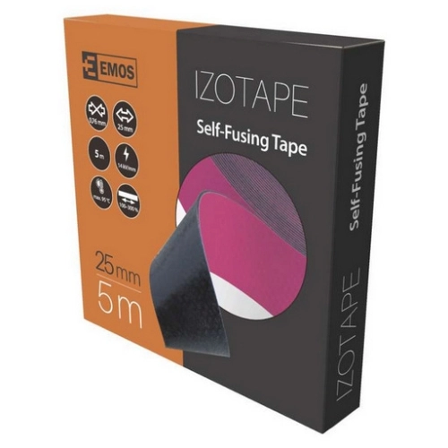 Izolační lepící páska samovulkanizační 25mm/5m černá EMOS F52502 (obrázek 3)