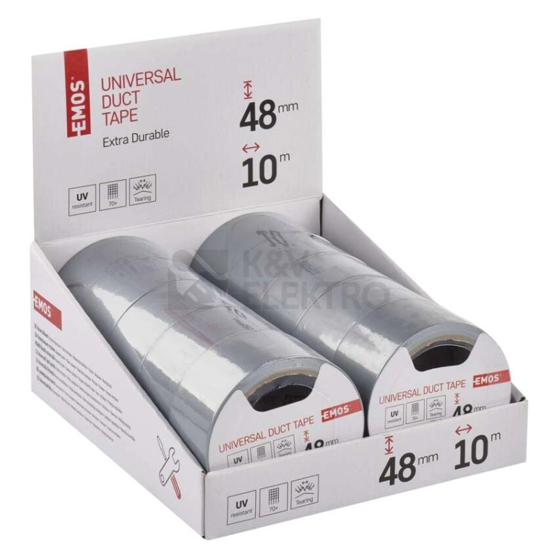 Obrázek produktu Univerzální páska 48mm / 10m DUCT TAPE EMOS F6030 8