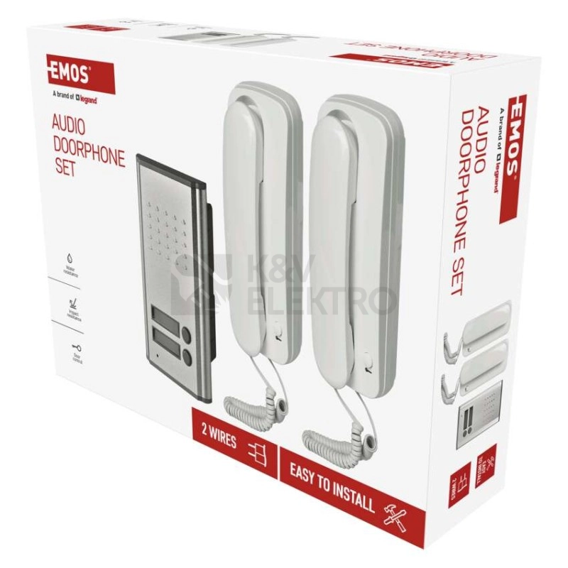 Obrázek produktu Sada audiovrátného EMOS H1086 2 účastníci 2