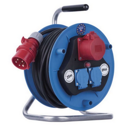 Gumový prodlužovací kabel na bubnu 3zásuvky 25m EMOS P193250