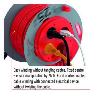 Obrázek produktu PVC kabel na bubnu s pevným středem 4zásuvky 25m EMOS P19425P 16