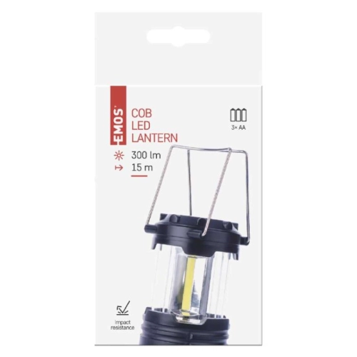 COB LED kempingová svítilna EMOS P4006 300lm 3x AA (obrázek 6)