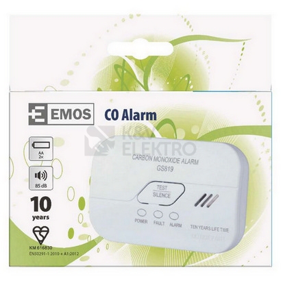 Obrázek produktu Detektor oxidu uhelnatého CO EMOS GS819 P56400 7