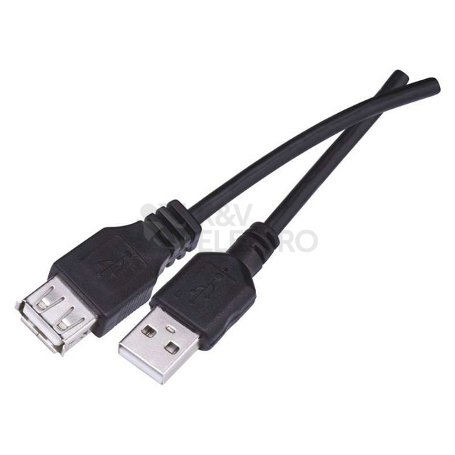 Obrázek produktu  Prodlužovací USB kabel EMOS SB7102 2.0 A - A 2m černý 0