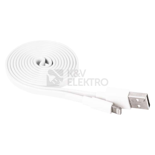  Kabel USB/Lightning iPhone EMOS SM7013W 2.0 A/M - i16P/M 1m bílý