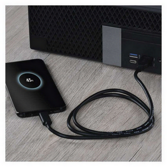Kabel USB-C EMOS 3.0 A/M - USB 3.1 C/M 1m černý SM7021BL (obrázek 11)