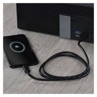Obrázek produktu Kabel USB-C EMOS 3.0 A/M - USB 3.1 C/M 1m černý SM7021BL 10