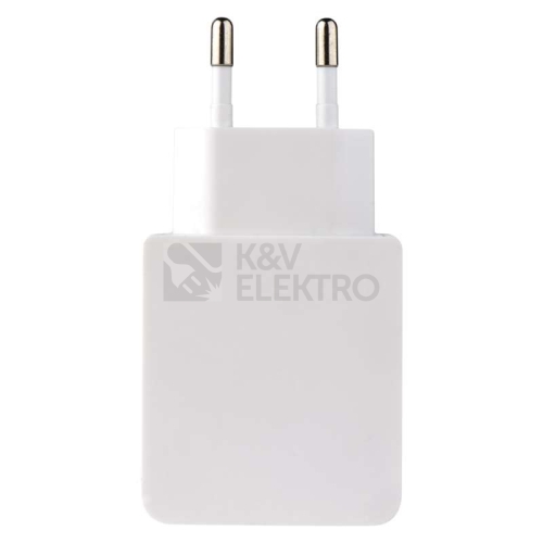 Univerzální USB adaptér EMOS do sítě QUICK 2,4A (18W) max. V0113