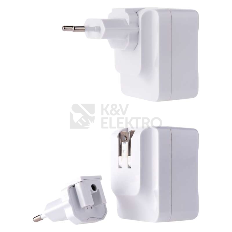 Obrázek produktu   Nabíječka USB EMOS V0117 2,4A 4xUSB bílá 1