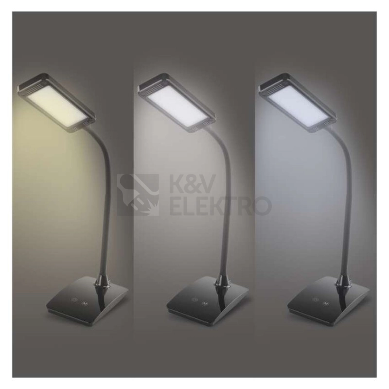 Obrázek produktu LED stolní lampa EDDY černá EMOS Z7599B 7