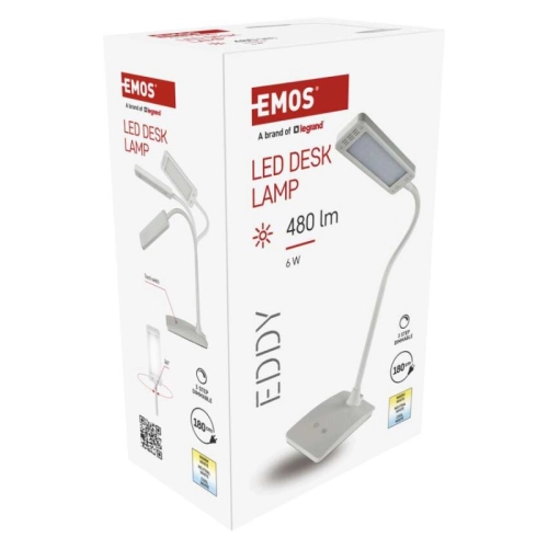 LED stolní lampa EDDY bílá EMOS Z7599W (obrázek 7)