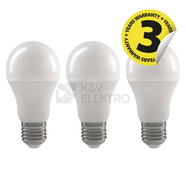 Obrázek produktu  LED žárovka E27 EMOS Classic A60 8,5W (60W) teplá bílá (2700K) ZQ5140.3 3