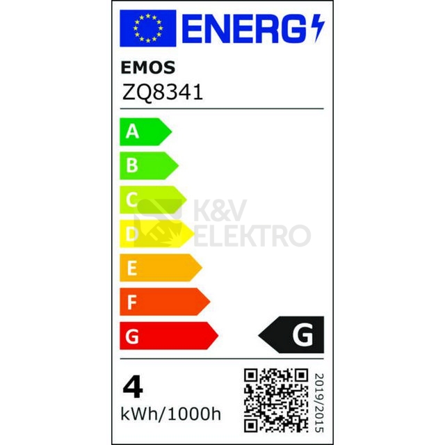 Obrázek produktu Emos LED žárovka ZQ8341 LED žárovka Classic MR16 4,5W GU10 neutrální bílá 6