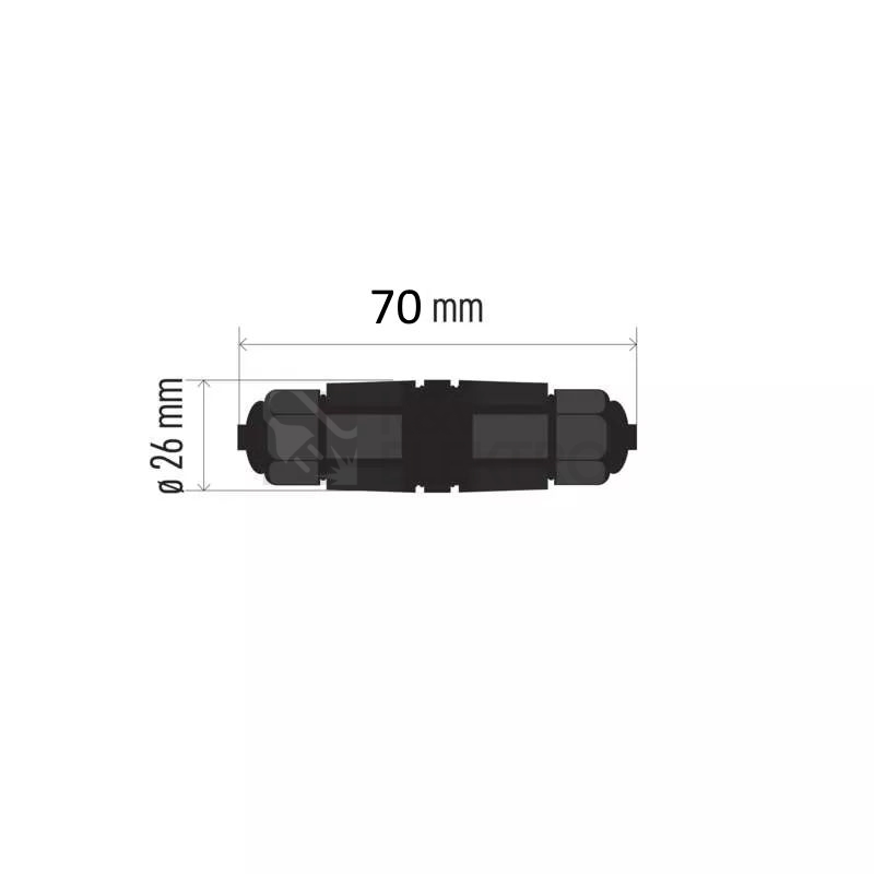 Obrázek produktu  Kabelová spojka 3x0,75-2,5mm2 EMOS ZS9010 4