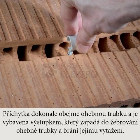 Obrázek produktu Příchytka pro husí krk pod omítku Schnabl USE 16-20/55 12110 (100ks) 1