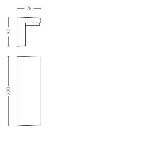 Venkovní nástěnné LED svítidlo Philips Bustan 16483/93/P0 4,5W 2700K teplá bílá IP44 (obrázek 7)