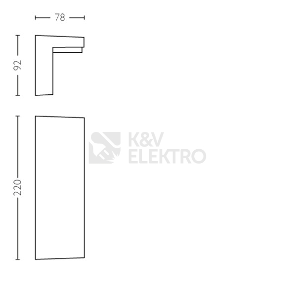 Obrázek produktu Venkovní nástěnné LED svítidlo Philips Bustan 16483/93/P0 4,5W 2700K teplá bílá IP44 5