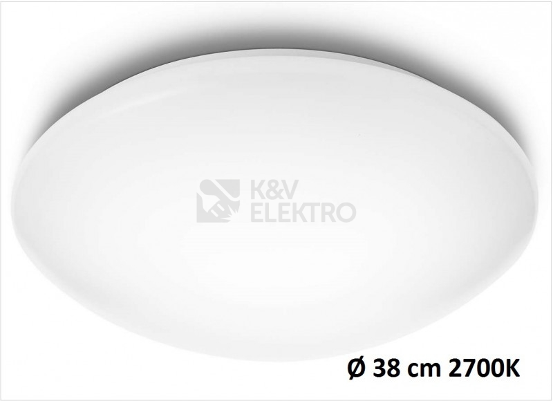 Obrázek produktu Nástěnné a stropní LED svítidlo Philips Suede 31802/31/EO průměr 38cm 2700K teplá bílá 0