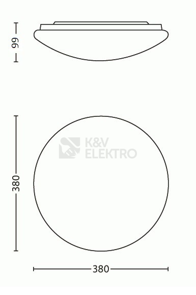 Obrázek produktu Nástěnné a stropní LED svítidlo Philips Suede 31802/31/EO průměr 38cm 2700K teplá bílá 2