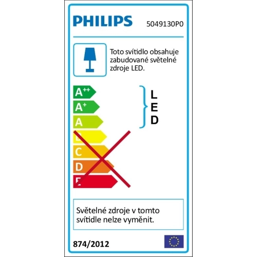 Bodové LED svítidlo Philips Box 50491/30/P0 4,5W 500lm 2200-2700K teplá bílá, stmívatelné (obrázek 11)