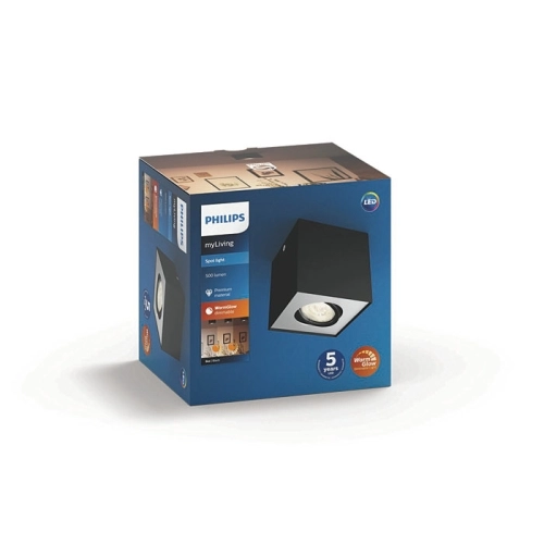 Bodové LED svítidlo Philips Box 50491/30/P0 4,5W 500lm 2200-2700K teplá bílá, stmívatelné (obrázek 2)