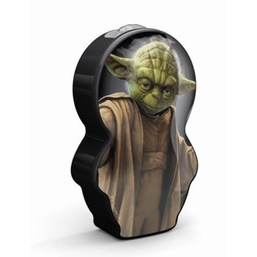 Levně Dětská LED svítilna Philips Star Wars Yoda 71767/99/16