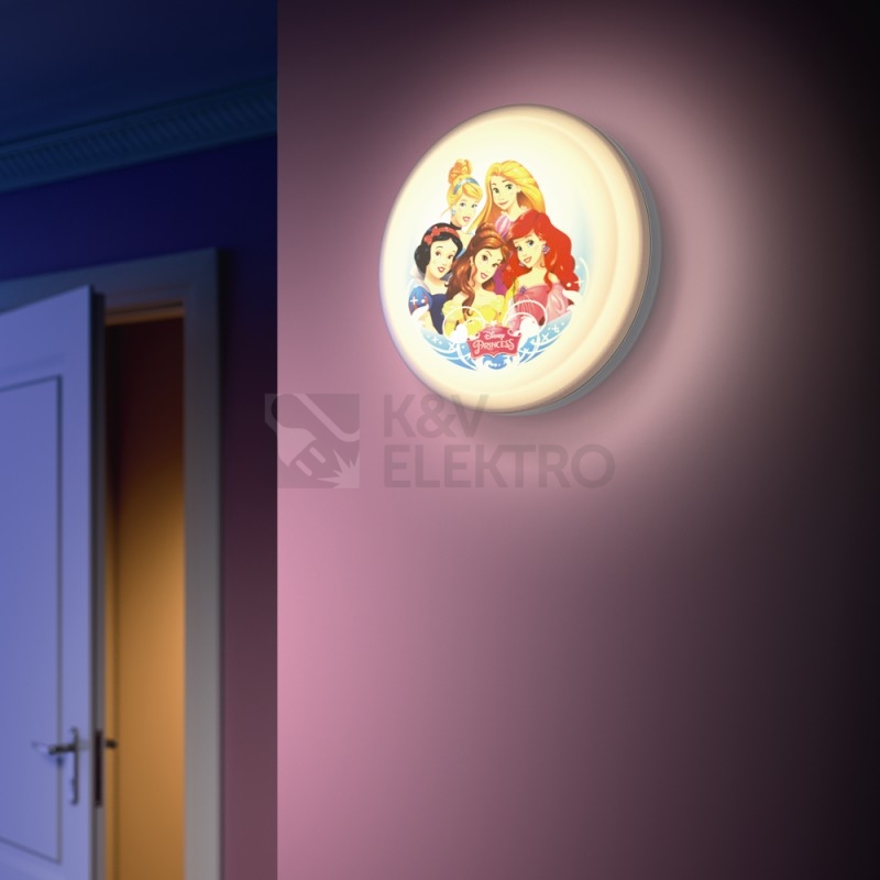 Obrázek produktu Dětské nástěnné a stropní LED svítidlo Philips Disney Princess 71884/28/P0 900lm 2700K 1