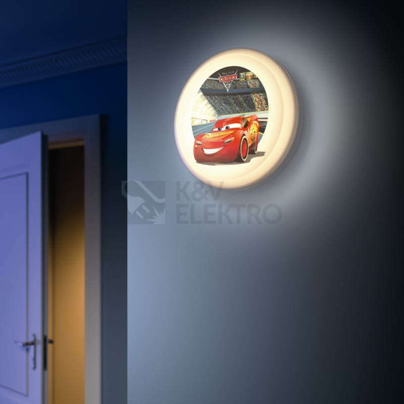 Obrázek produktu Dětské nástěnné a stropní LED svítidlo Philips Disney Cars 71884/32/P0 červené 900lm 2700K 1