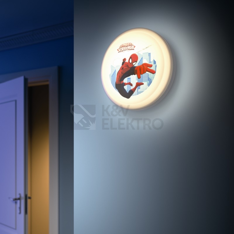 Obrázek produktu Dětské nástěnné a stropní LED svítidlo Philips Marvel Spiderman 71884/40/P0 900lm 2700K 1