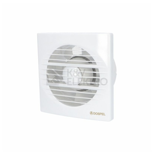 Axiální koupelnový ventilátor s časovým doběhem DOSPEL RICO 120 WC 1020054