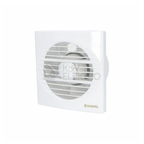Axiální koupelnový ventilátor s časovým doběhem DOSPEL RICO 120 WC 1020054