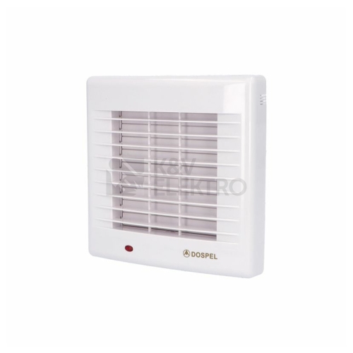Axiální koupelnový ventilátor s automatickou žaluzií a časovým doběhem DOSPEL POLO 4/AŽ/WC 1020010