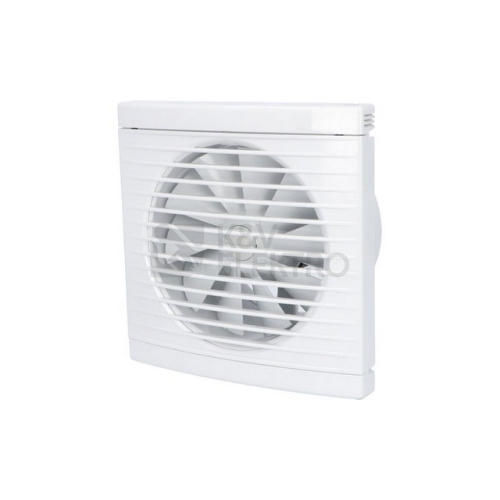 Axiální koupelnový ventilátor s časovým doběhem a hygrostatem DOSPEL PLAY CLASSIC 125 WCH 1020094