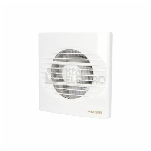 Axiální koupelnový ventilátor s časovým doběhem DOSPEL RICO 100/WC 1020053