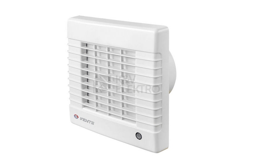 Obrázek produktu Axiální koupelnový ventilátor s automatickou žaluzií a časovým doběhem VENTS 100 MATL 12V 1099919 0