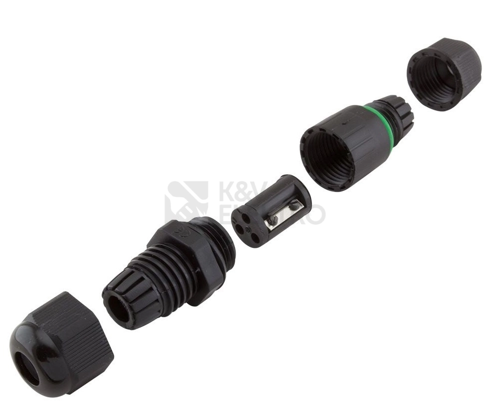 Obrázek produktu Kabelová spojka 3x0,5-1,5mm2 FK Technics FK-S3P-IP68-MINI 4738656 1