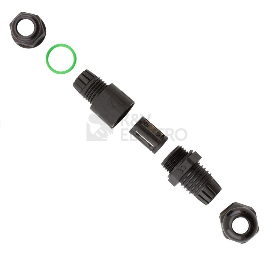 Obrázek produktu Kabelová spojka 3x0,5-1,5mm2 FK Technics FK-S3P-IP68-MINI 4738656 2