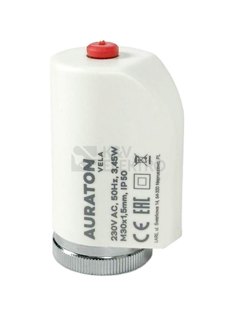 Obrázek produktu Termoelektrický pohon AURATON Vela TE230 PRO 230V závit M30x1,5mm 0
