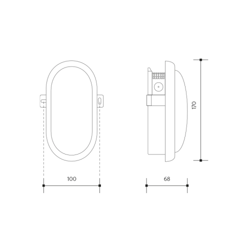 Svítidlo LEDMED OVAL LED 5W IP54 neutrální bílá 4000K LM31300004 (obrázek 5)