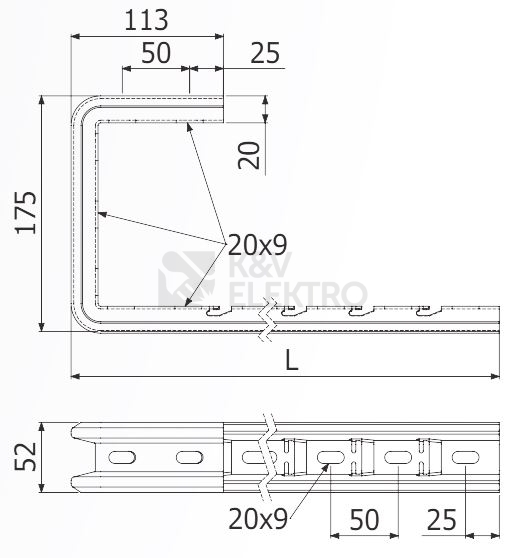 Obrázek produktu  Nosník kabelového žlabu LINEAR+ NCL-B 200 SZ ARB-14520308 BASOR C-SHOT 200 GS 1