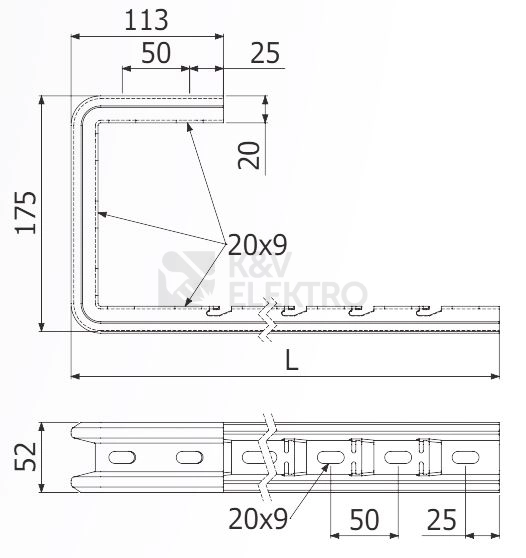 Obrázek produktu Nosník kabelového žlabu LINEAR+ NCL-B 200 SZ ARB-14520308 BASOR C-SHOT 200 GS 1