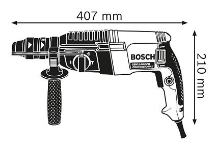Vrtací a sekací kladivo Bosch GBH 2-26 DFR SDS+ 800W 0.611.254.768 (obrázek 7)